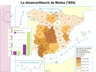 La desamortització de Madoz (1855) 