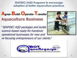 Fisheries sub-sector example