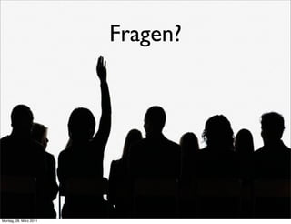 Fragen?




Montag, 28. März 2011
 