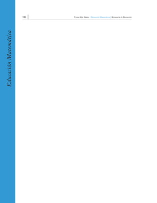 146   Primer Año Básico • Educación Matemática • Ministerio de Educación
Educación Matemática
 