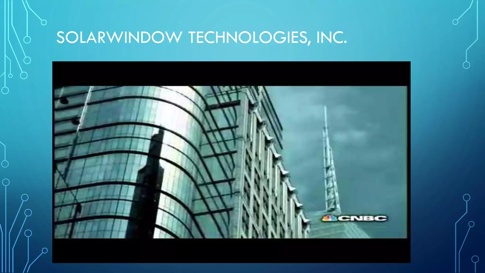 SolarWindow Technologies, Inc Hunter M. White PPT