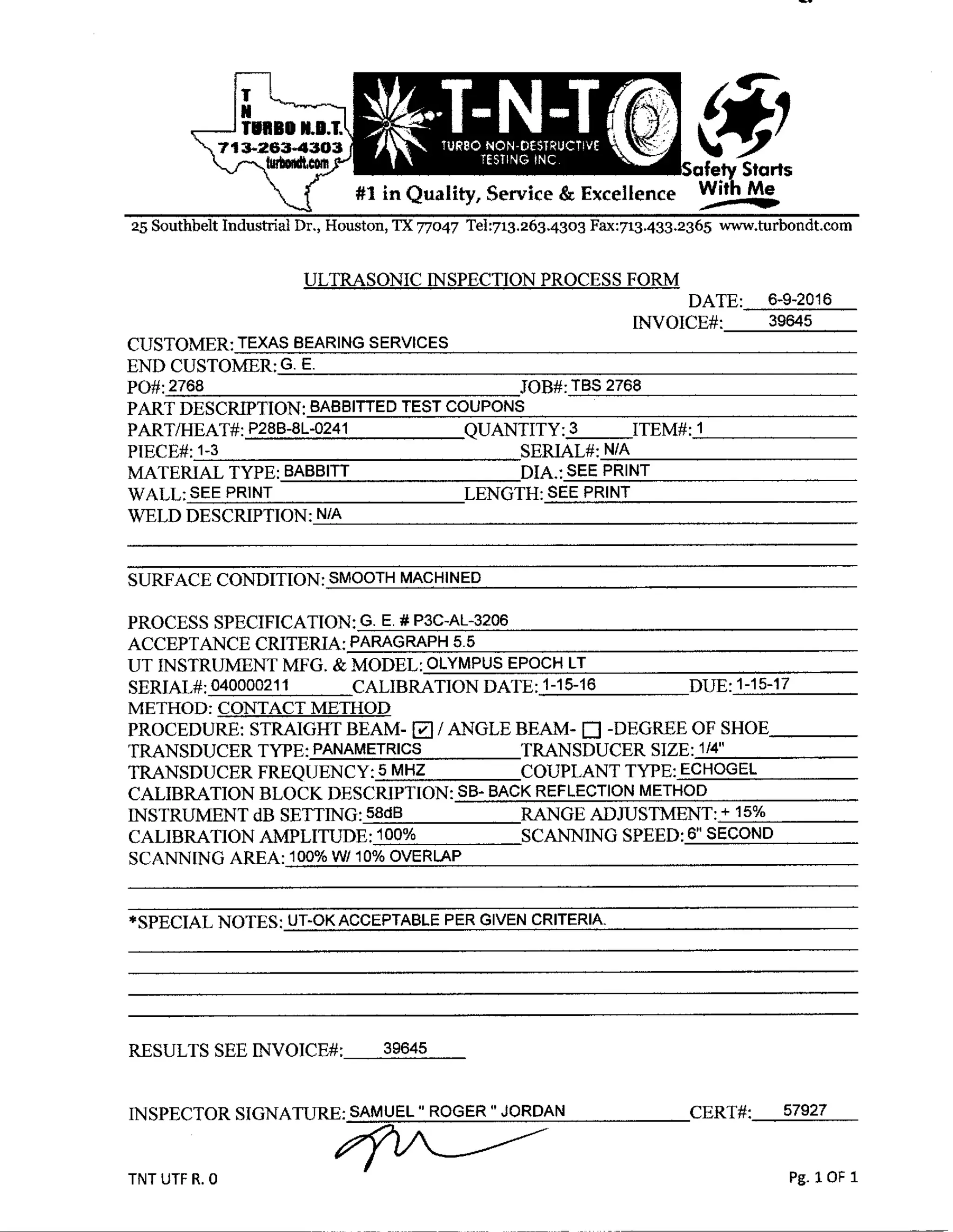 GTAW Qualification - Michael Gartee