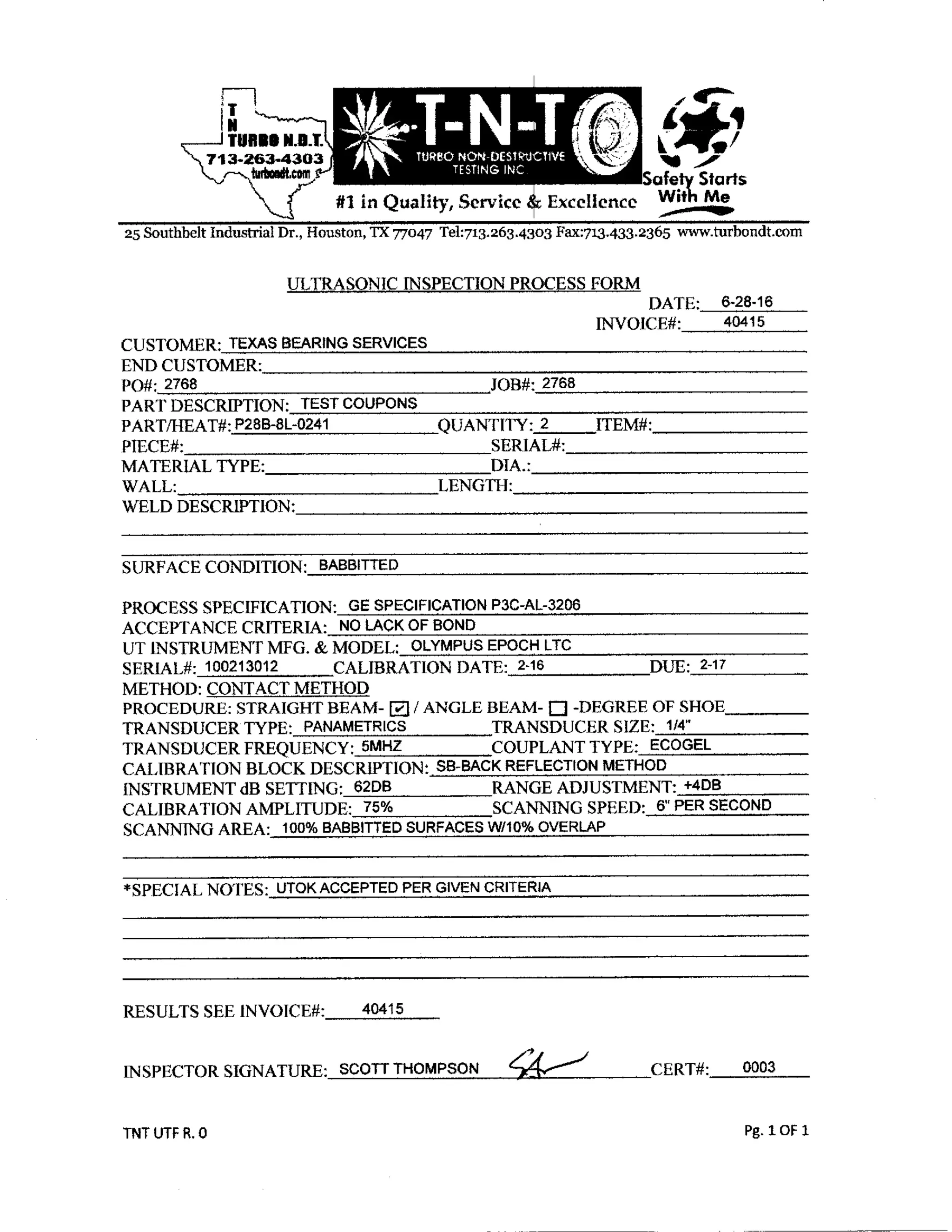 GTAW Qualification - Michael Gartee