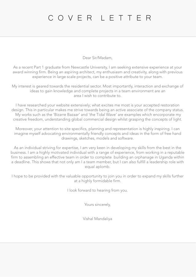 General Cover Letter, CV and Sample Portfolio General Cover Letter, CV and Sample Portfolio