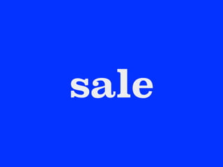 sale
 