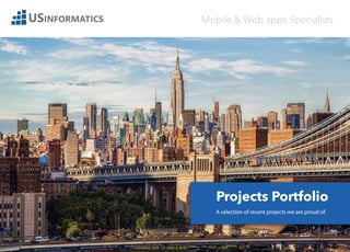 Projects Portfolio
A selection of recent projects we are proud of.
Mobile & Web apps Specialists
 