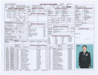 Officer Record Brief 