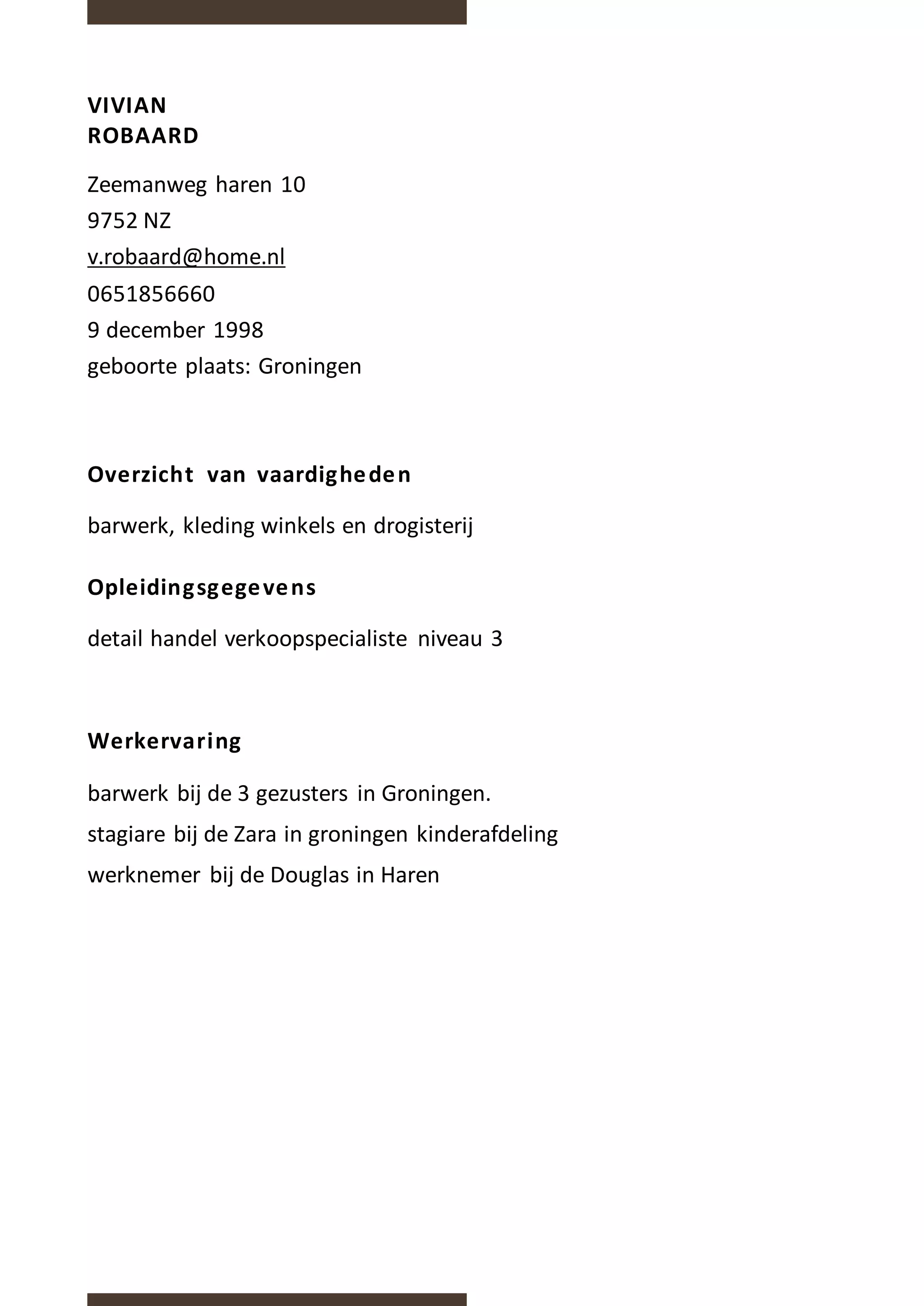Cv Sollicitatie Project PDF cv-sollicitatie-project-pdf