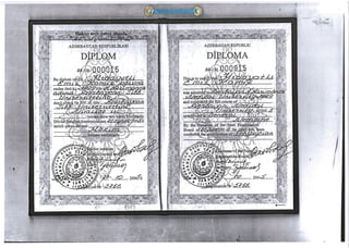 Certified copy of medical Diploma E.H