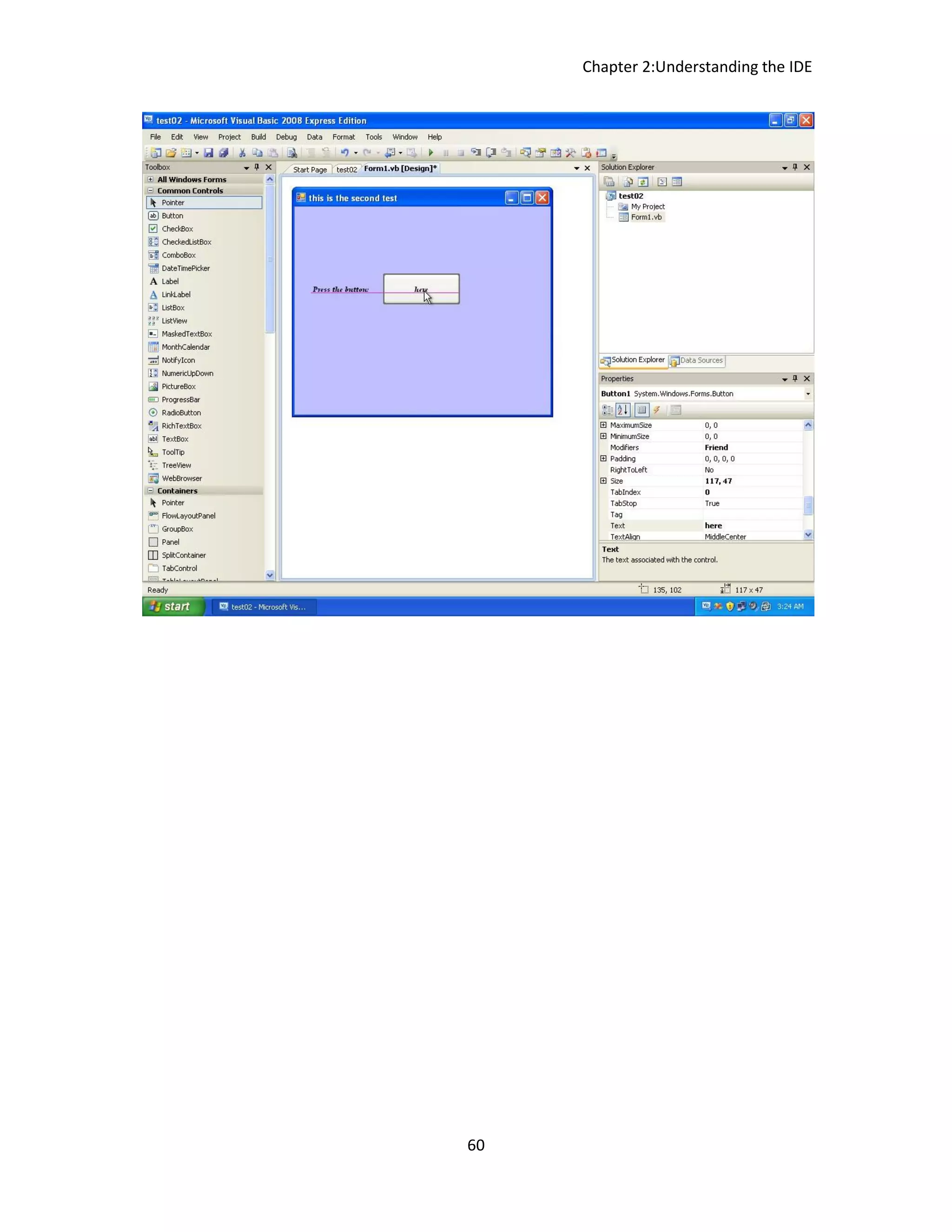 Chapter 2:Understanding the IDE 60 