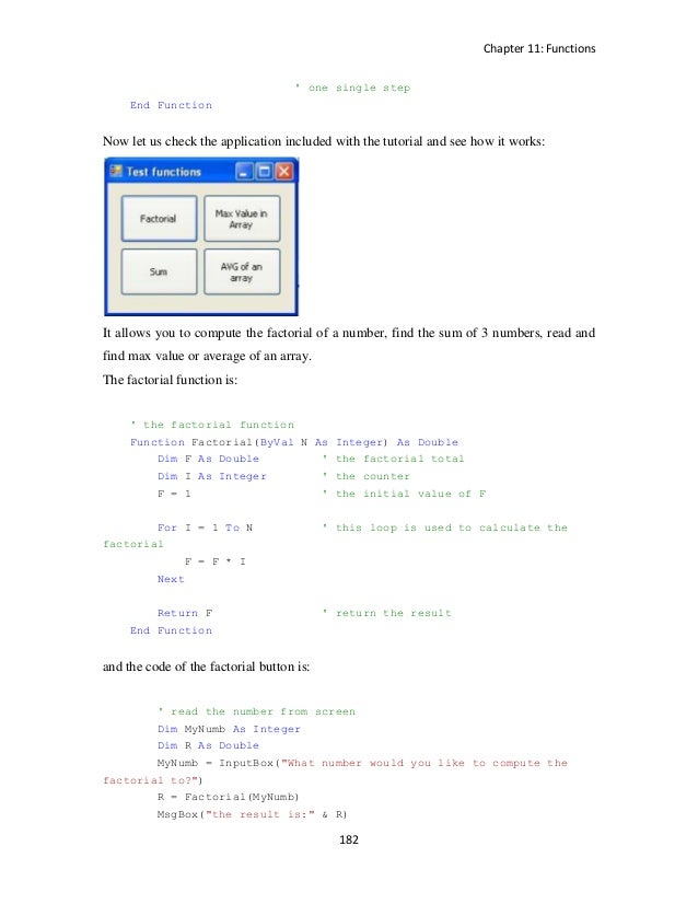 VB.NET programming