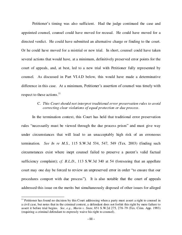 Writing sample (petition for review- abbreviated) for Writing sample (petition for review- abbreviated) for
