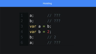Hoisting
 