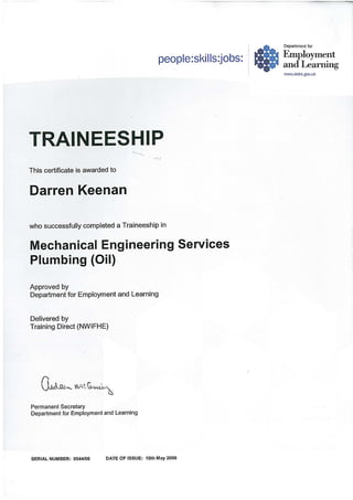 Trade Certificates