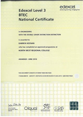 Trade Certificates