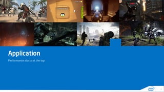 Application
Performance starts at the top
3
 