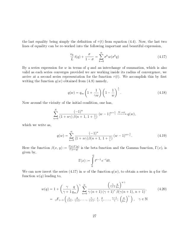 closed form solutions of generalized greenshield relations for the so definition of closed form