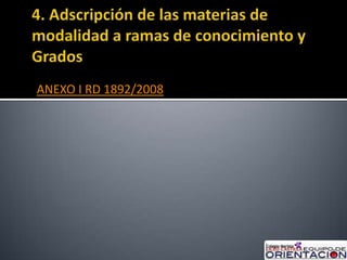 ANEXO I RD 1892/2008
 