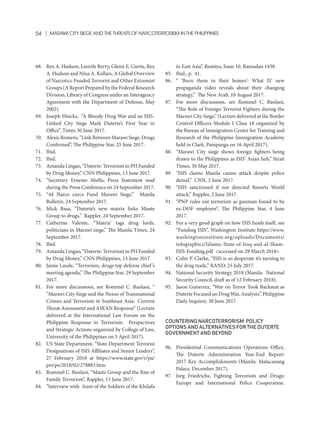 Marawi City Siege and Threats of Narcoterrorism in the Philippines | PDF