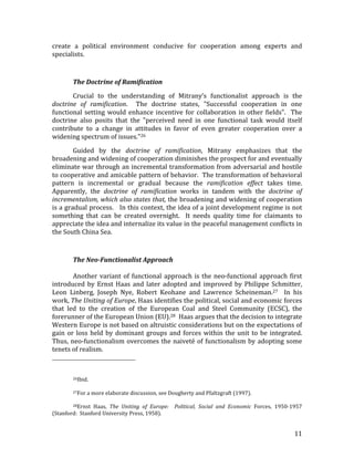 Functional Cooperation Example Functional Cooperation and Joint Development: A Way Ahead in the South ...