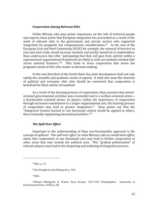 Functional Cooperation Example Functional Cooperation and Joint Development: A Way Ahead in the South ...