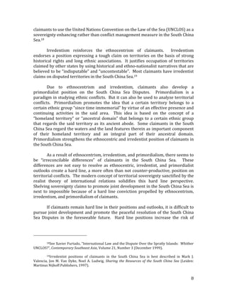 Functional Cooperation Example Functional Cooperation and Joint Development: A Way Ahead in the South ...