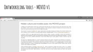 Ontwikkelingtools-MOVIOv1
 