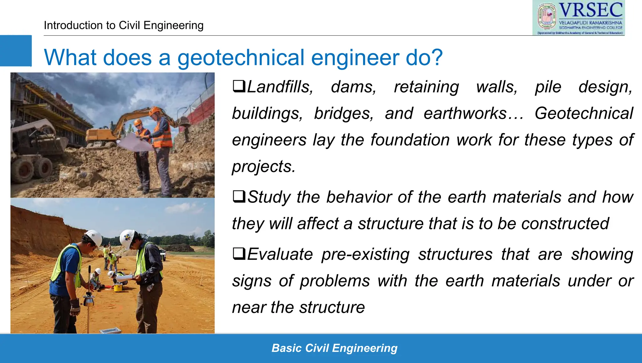 role of civil engineers in society and importance | PPTX