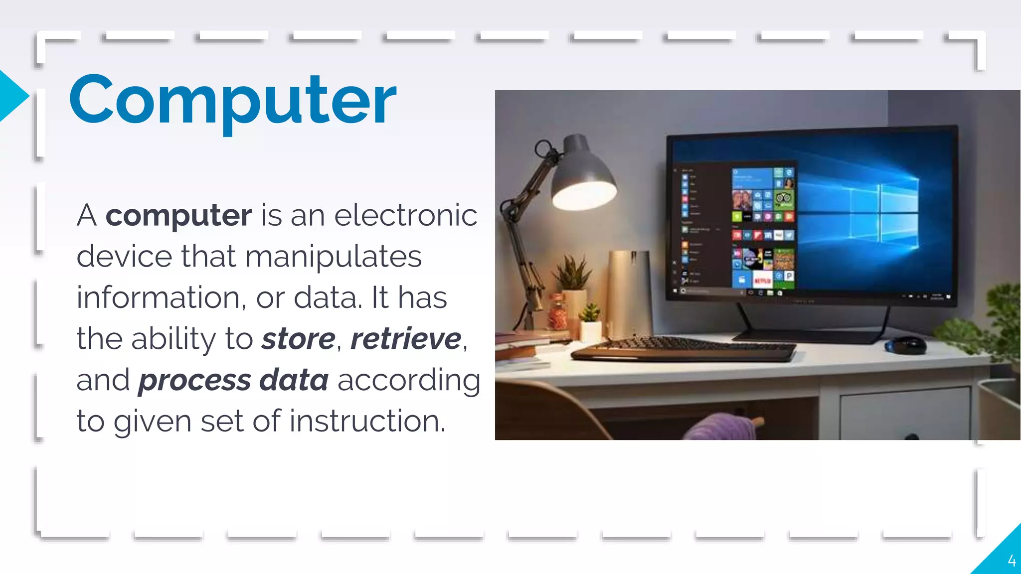 Introduction to Basic Computer System | PPTX | Computer Peripherals ...