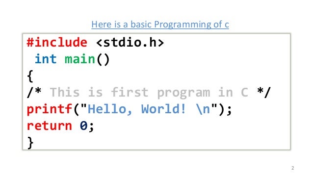 basic programming