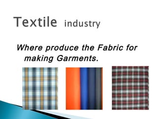 1 basic idea of textile to garments | PPT