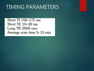 TIMING PARAMETERS
 