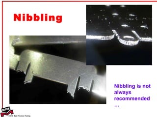 Nibbling Nibbling is not always recommended …  