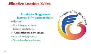BASICS OF LEADERSHIP: What does leadership mean? | PPTX
