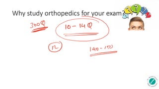 Why study orthopedics for your exam?
3022
140
12
 