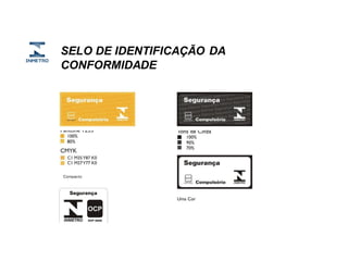 SELO DE IDENTIFICAÇÃO DA
CONFORMIDADE
 