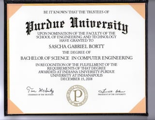 Purdue Degree