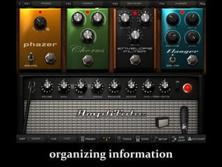 Master on Software Engineering :: Human-Computer Interaction
Dr. Sabin-Corneliu Buraga – www.purl.org/net/busaco
Information Architecture
organizing information
 