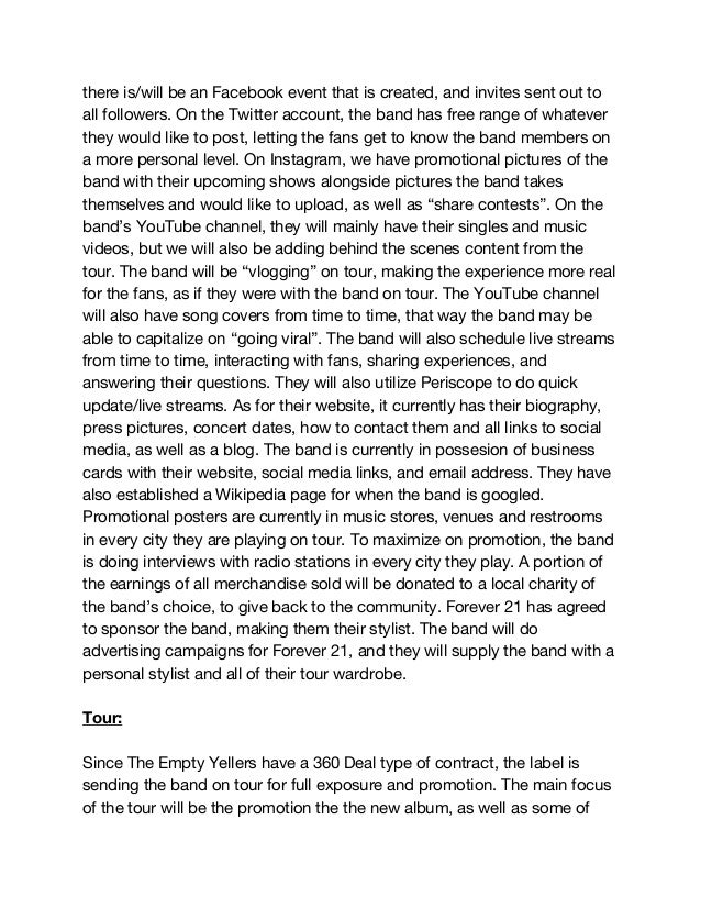 music industry cover letter