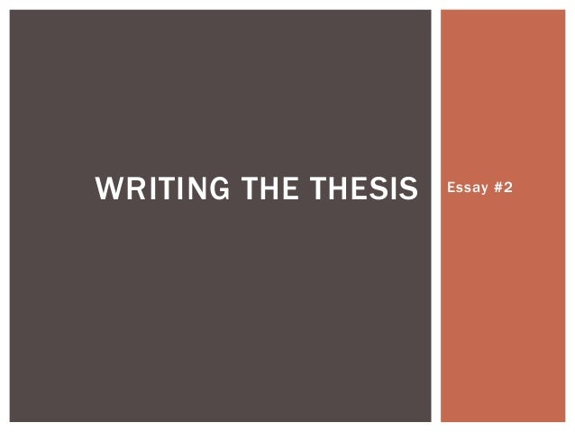 The passing of grandison thesis