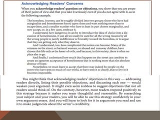 TRY ACKNOWLEDGING READERS’ CONCERNS
I understand….
I understand…..
I understand….
Nevertheless……..

 