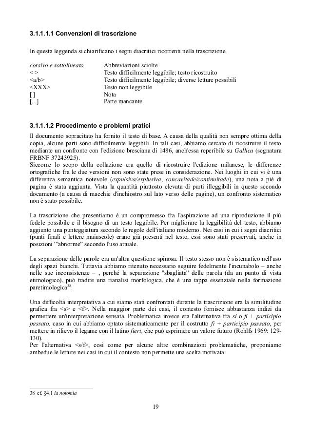 Datazione dizionario abbreviazioni