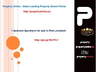 1 bedroom Apartment for sale in Palm Jumeirah
Property Online - Dubai Leading Property Search Portal
http://propertyonline.ae/
http://goo.gl/Hw1Fc1
 