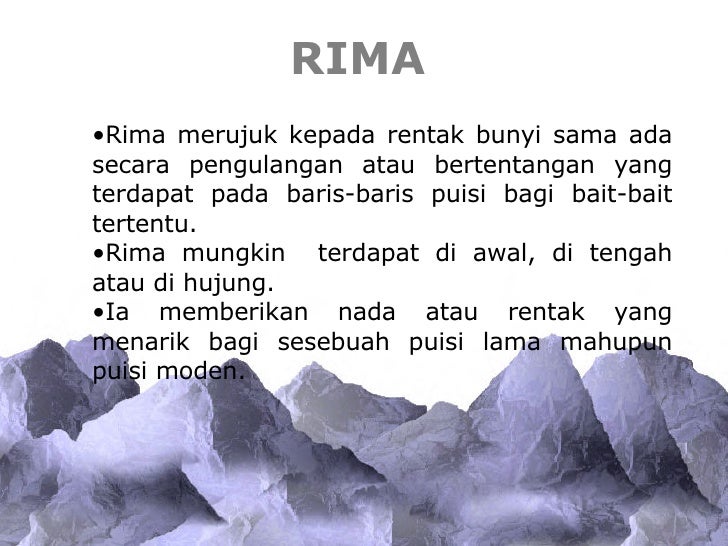 1 Bentuk Sajak