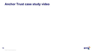 © British Telecommunications plc
18
Anchor Trust case study video
 