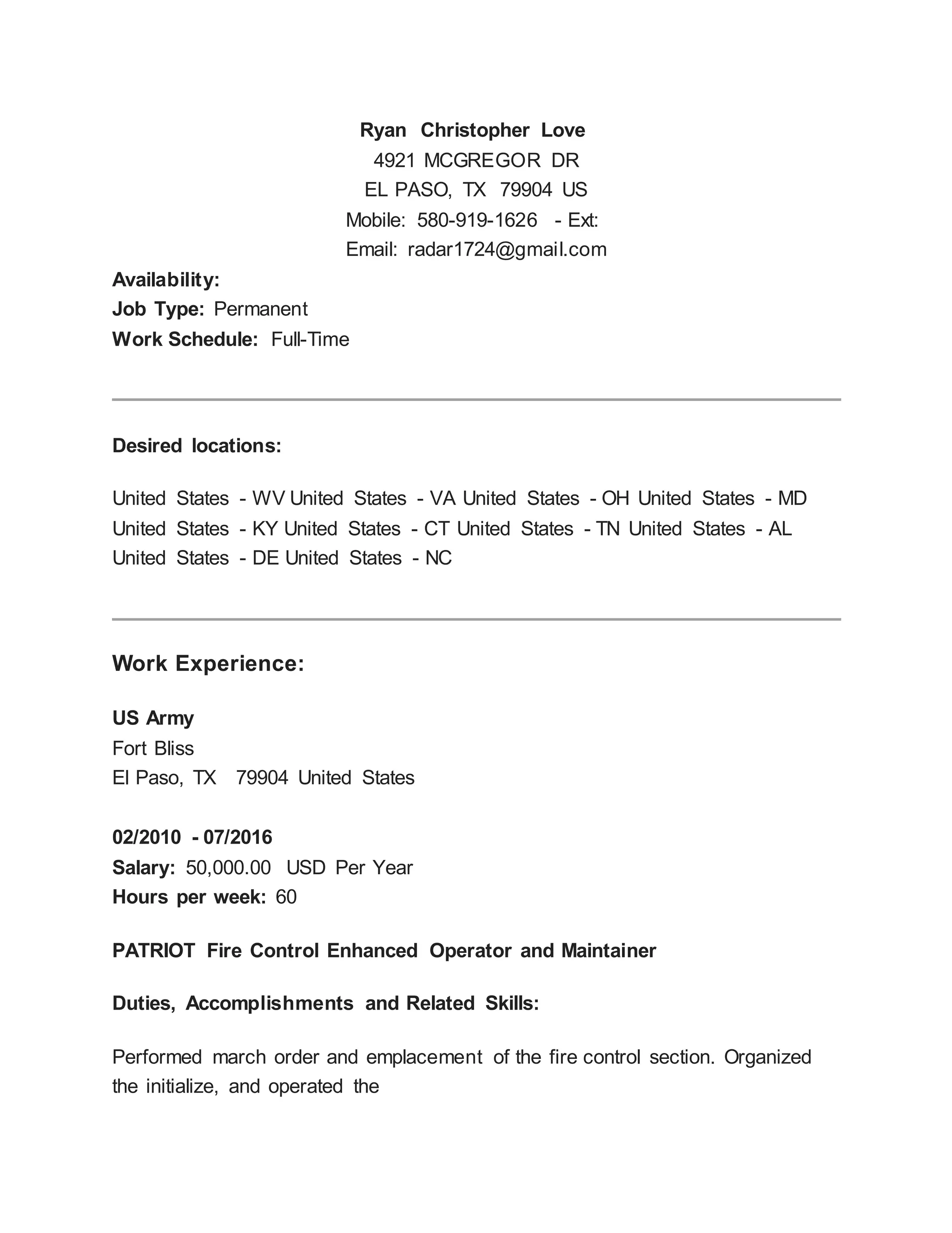 USAJobs Resume PDF - USAJobs Resume 1 2048 