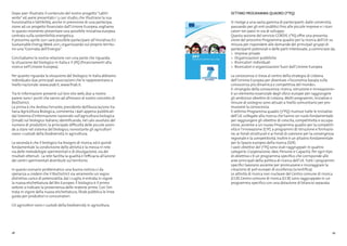 28 29
Dopo aver illustrato il contenuto del nostro progetto“LabVi-
vente”ed avere presentato i 3 casi studio, che illustrano la sua
funzionalità e fattibilità, anche in previsione di una partecipa-
zione ad un progetto finanziato dall’Unione Europea, vogliamo
in questo momento presentare una possibile iniziativa europea
centrata sulla sostenibilità energetica.
Il prossimo aprile 2011 sarà possibile partecipare all’iniziativa EU
Sustainable Energy Week 2011, organizzando sul proprio territo-
rio una“Giornata dell’Energia”.
Concludiamo la nostra relazione con una parte che riguarda:
la situazione del biologico in Italia e il 7PQ (finanziamenti alla
ricerca nell’Unione Europea).
Per quanto riguarda la situazione del biologico in Italia abbiamo
individuato due principali associazioni che lo rappresentano a
livello nazionale: www.aiab.it, www.firab.it.
Tra le informazioni presenti sul loro sito web, due a nostro
parere sono i punti che vanno ad allinearsi al nostro concetto di
BioDistrict.
La prima è che Andrea Ferrante, presidente dell’Associazione Ita-
liana Agricoltura Biologica, commenta i dati appena pubblicati
dal Sistema d’informazione nazionale sull’agricoltura biologica
(Sinab) sul biologico italiano, identificando, nel calo assoluto del
numero di produttori, la principale difficoltà delle piccole azien-
de a stare nel sistema del biologico, nonostante gli agricoltori
siano i custodi della biodiversità in agricoltura.
La seconda è che il biologico ha bisogno di ricerca, ed è quindi
fondamentale la condivisione delle attività e la messa in rete
sia delle metodologie sperimentali e di divulgazione, sia dei
risultati ottenuti. La rete facilita la qualità e l’efficacia all’azione
dei centri sperimentali distribuiti sul territorio.
In questo scenario problematico una buona notizia ci da
speranza a credere che il BioDistrict sia veramente un segno
distintivo carico di potenzialità: dal 1 Luglio, è entrata in vigore
la nuova etichettatura del Bio Europeo. Il biologico è il primo
settore a indicare la provenienza delle materie prime. Con l’en-
trata in vigore della nuova etichettatura, l’Aiab pubblica le linee
guida per produttori e consumatori.
Gli agricoltori sono i custodi della biodiversità in agricoltura.
SETTIMO PROGRAMMA QUADRO (7°PQ)
Si rivolge a una vasta gamma di partecipanti: dalle università,
passando per gli enti pubblici fino alle piccole imprese e i ricer-
catori nei paesi in via di sviluppo.
Questa sezione del servizio CORDIS 7°PQ offre una presenta-
zione del prossimo Programma quadro per la ricerca dell’UE su
misura per rispondere alle domande dei principali gruppi di
partecipanti potenziali e delle parti interessate, a cominciare da:
>	 Imprese private
>	 Organizzazioni pubbliche
>	 Ricercatori individuali
>	 Ricercatori e organizzazioni fuori dall’Unione Europea
La conoscenza si trova al centro della strategia di Lisbona
dell’Unione Europea per diventare «l’economia basata sulla
conoscenza più dinamica e competitiva del mondo».
Il «triangolo della conoscenza: ricerca, istruzione e innovazione»
è un elemento essenziale degli sforzi europei per raggiungere
gli ambiziosi obiettivi di Lisbona. Molti programmi, iniziative e
misure di sostegno sono attuati a livello comunitario per pro-
muovere la conoscenza.
Il settimo Programma quadro (7°PQ) riunisce tutte le iniziative
dell’UE collegate alla ricerca che hanno un ruolo fondamentale
per raggiungere gli obiettivi di crescita, competitività e occupa-
zione, assieme a un nuovo Programma quadro per la competiti-
vità e l’innovazione (CIP), a programmi di istruzione e formazio-
ne, ai Fondi strutturali e ai Fondi di coesione per la convergenza
regionale e la competitività. Inoltre è un pilastro fondamentale
per lo Spazio europeo della ricerca (SER).
I vasti obiettivi del 7°PQ sono stati raggruppati in quattro
categorie: Cooperazione, Idee, Persone e Capacità. Per ogni tipo
di obiettivo c’è un programma specifico che corrisponde alle
aree principali della politica di ricerca dell’UE.Tutti i programmi
specifici lavorano assieme per promuovere e incoraggiare la
creazione di poli europei di eccellenza (scientifica).
Le attività di ricerca non nucleare del Centro comune di ricerca
(CCR) Centro comune di ricerca (CCR) sono raggruppate in un
programma specifico con una dotazione di bilancio separata.
Finanziamenti
Design_Daniela Terrile | Giuseppe Coppola | Luisa SomaschiniMONFERRATO MANIFESTO_laboratorio vivente
FINANZIAMENTI
A livello comunitario l’Unione Europea possiede
tre strumenti di finanziamento per sostenere
la ricerca e l’innovazione:
1_A politica di coesione finanziata dai Fondi strutturali
2_ Il Programma quadro per la ricerca
3_ Il Programma quadro per la competitività e l’innovazione
I gruppi di partecipanti potenziali e delle parti interessate,sono:
• Imprese private
• Organizzazioni pubbliche
• Ricercatori individuali
• Ricercatori e organizzazioni fuori dall’Unione Europea
http://cordis.europa.eu/home_it.html
 