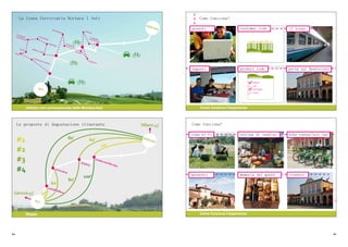 44 45
18 357 09 466 386 211
salame
vino
formaggio
miele
il trenoprenoti customer code
degusti porta sul Monferrato
Come funziona l’esperienza
Design_Elena Confortini | Luca Pantorno | Lucia RondinellaMONFERRATO MANIFESTO_
product code
Come funziona?
ASTI
Come funziona l’esperienza
Design_Elena Confortini | Luca Pantorno | Lucia RondinellaMONFERRATO MANIFESTO_
zona wi-fi vetrina di vendita bike rental|eco car
pernotti rientromemoria del gusto
Come funziona?
castell’alfero
moncalvo
ozzano
treville
rosignano
montaldo casale monferrato
serralunga
montechiaro d’asti
cunico
piéa
alﬁano natta
odalengo
murisengo
montigliomonferrato
s. giorgiomonferrato
camino
Mappa
Design_Elena Confortini | Luca Pantorno | Lucia RondinellaMONFERRATO MANIFESTO_
Mappa
Design_Elena Confortini | Luca Pantorno | Lucia RondinellaMONFERRATO MANIFESTO_
Utilizzo non convenzionale della Mortara-Asti
Design_Elena Confortini | Luca Pantorno | Lucia RondinellaMONFERRATO MANIFESTO_
MORTARA
ozzano
MORTARA
ASTI
La linea ferroviaria Mortara | Asti
40’
60’80’
Milano45’
Genova45’
60’
80’
100’
40’
castell’alfero
moncalvo
ozzano
casale monferrato
Le proposte di degustazione itinerante
Mappa
Design_Elena Confortini | Luca Pantorno | Lucia RondinellaMONFERRATO MANIFESTO_
MORTARA
casale monferrato
#1
#2
#3
#4
MORTARA
ASTI
 