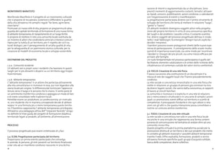 16 17
Monferrato Manifesto
Monferrato Manifesto è il progetto di un movimento culturale
che si propone di recuperare, sostenere e diffondere la qualità
della vita attraverso tre semplici regole“far bene, agire bene,
stare bene”.
Promuove un nuovo stile di vita,propone un programma di salva-
guardia del capitale territoriale,di formazione di una nuova forma
di abitante temporaneo,di ripopolamento di un luogo fertile.
Si propone di mettere in rete una comunità locale costituita da
un insieme di attori che condividono principi e interessi comuni.
Opera per la tutela di un territorio, per il rispetto dei cicli na-
turali biologici, per il perseguimento di un’alta qualità di vita,
per la salvaguardia di un patrimonio storico-culturale, per la
creazione di modelli di economia locale e sviluppo sostenibile.
Destinatari del progetto
c.a.a. Comunità residente
Gli abitanti veri e propri sono i residenti che lavorano in questi
luoghi per lo più distanti e dispersi su un territorio oggi troppo
frammentato.
c.a.b. Abitante temporaneo
L’“abitante temporaneo” è un attore che partecipa attivamente
alla vita comunitaria e si riconosce in essa, pur non legandosi alla
storia locale per origine. Si differenzia dal turista per l’approccio
tenuto verso il luogo e le persone che lo vivono. Si sente parte di
un sentimento monferrino condiviso e appoggia un modo di fare
e di vivere consolidato nelle tradizioni locali.
Potrebbe essere un produttore, un professionista, un ricercato-
re, uno studente che in maniera consapevole decide di abitare
seppur in una formula più o meno temporanea questo territo-
rio. Il bambino rappresenta l’abitante temporaneo privilegiato.
Attraverso una pedagogia attiva dell’”imparare facendo”vengo-
no definite le linee guida dei progetti di formazione didattica-
territoriale legati ai prodotti, all’ambiente, all’alimentazione.
Processo
Il processo progettuale può essere sintetizzato di 3 fasi.
5.a. SCAN: Progettazione partecipata del territorio
Proponiamo un primo evento partecipato che coinvolga
le aziende, le persone, gli enti presenti sul territorio finalizzato
a dar vita ad un manifesto condiviso riassunto in una dichia-
razione di intenti e regolamentato da un disciplinare. Sono
previsti momenti di aggiornamento costanti; tematici attraver-
so: bandi, concorsi, pubblicazioni, azioni condivise; o calendariali
con l’organizzazione di eventi o manifestazioni.
La progettazione partecipata diviene così il primo strumento di
sviluppo del territorio che tenta di mettere in relazione“luogo”,
“gente”e“lavoro”.
Gli abitanti residenti divengono soggetti attivi nella progetta-
zione del proprio territorio in virtù di una conoscenza specifica
dei luoghi e dei problemi. L’ascolto critico, il costante scambio
tra i diversi soggetti del processo progettuale delinea in modo
netto i reali fabbisogni, fa emergere i bisogni taciuti, esplicita i
desideri inespressi.
I bambini possono essere protagonisti diretti delle nuove espe-
rienze di partecipazione. Il coinvolgimento delle scuole risulta
quindi di importanza essenziale, sia come modo per incontrare
i desideri e i bisogni dei più piccoli, sia come mezzo efficace per
arrivare alle famiglie.
Un ruolo fondamentale nel processo partecipativo è quello del
facilitatore,elemento catalizzatore e di sintesi delle richieste della
cittadinanza e al contempo custode dei valori storico-ambientali.
5.b. FOCUS: Creazione di una rete fisica
Il passo successivo alla costituzione di un disciplinare è la
messa di rete dei soggetti locali che l’hanno precedentemente
condiviso.
La rete sociale si concretizza innanzitutto in una rete fisica che
mette in relazione un gruppo di persone già connesse tra loro
da diversi legami sociali, che vanno dalla conoscenza, ai rapporti
di lavoro, ai vincoli familiari.
La comunità si riconosce e si esplicita in una rete di relazioni,
più o meno estese e strutturate e in una serie di semplici azioni
quali: co-promozione, eventi diffusi sul territorio e scambi di
competenze. Il presupposto fondante è che ogni attore si rela-
zioni con gli altri e che questa interazione possa consolidare e
nutrire un comune sentire monferrino.
5.c.TOOLS: Creazione di una rete virtuale
La rete sociale si concretizza non solo in una rete fisica locale
ma anche in una virtuale che rappresenta una forma contem-
poranea di comunicazione nel tentativo di andare oltre ad una
comunità circoscritta.
Questo progetto virtuale è la prima piattaforma sociale per la
promozione diretta di un territorio e dei suoi prodotti che mette
in contatto gli abitanti stanziali e i possibili abitanti temporanei
tramite il web. Offre ospitalità, formazione, prodotti e servizi
attraverso formule specifiche quali: gruppi d’acquisto solidale,
banca delle competenze, diario collettivo.
 