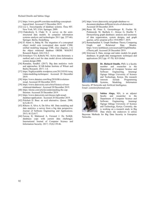 Richard Omollo and Sabina Alago
92
[31] https://www.guru99.com/data-modelling-conceptual-
logical.html. Accessed 15 Decemb...